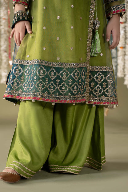 Maria B | 3 Piece Embroidered Organza Suit | MKS-EF25-21