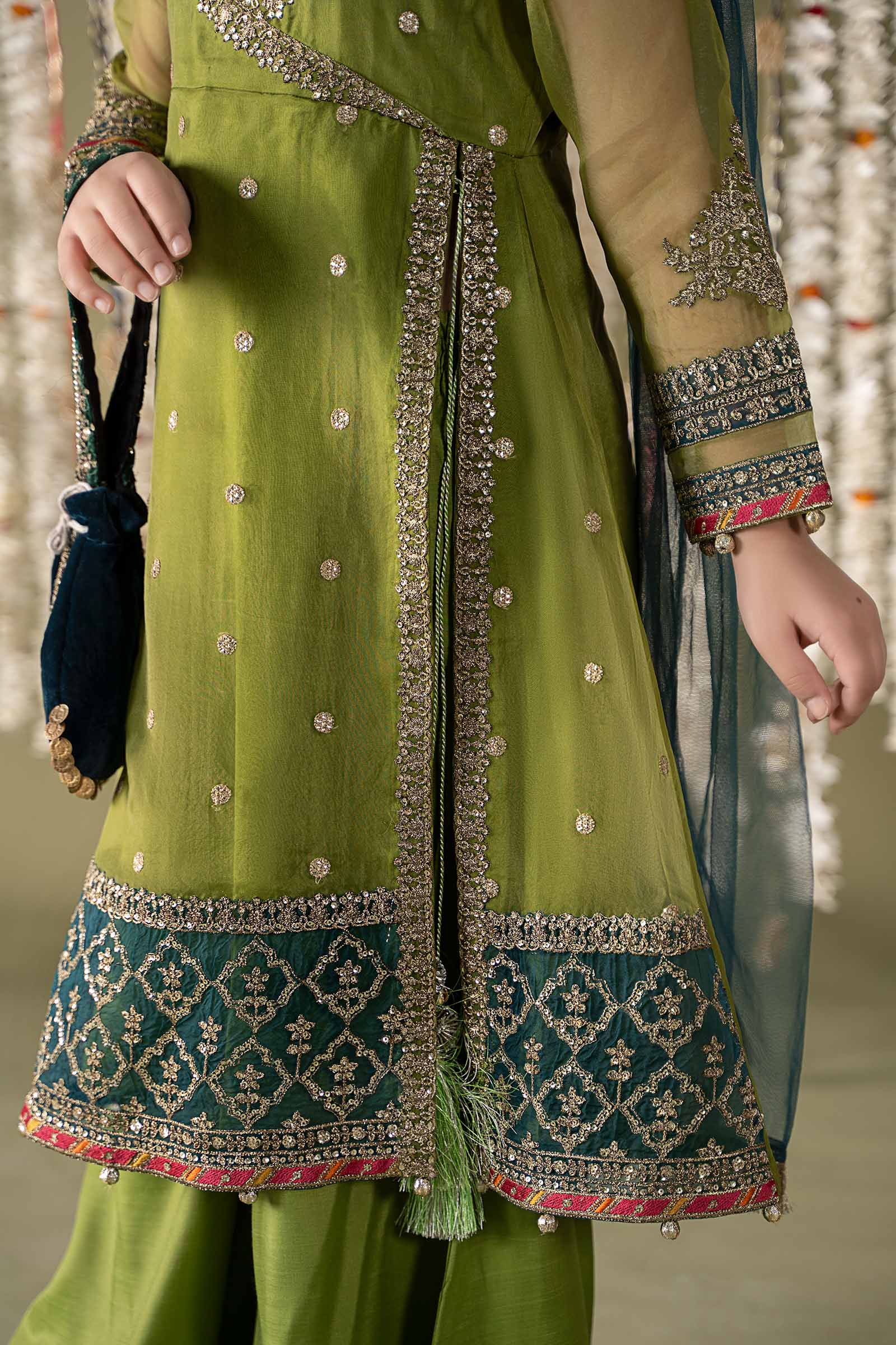 Maria B | 3 Piece Embroidered Organza Suit | MKS-EF25-21