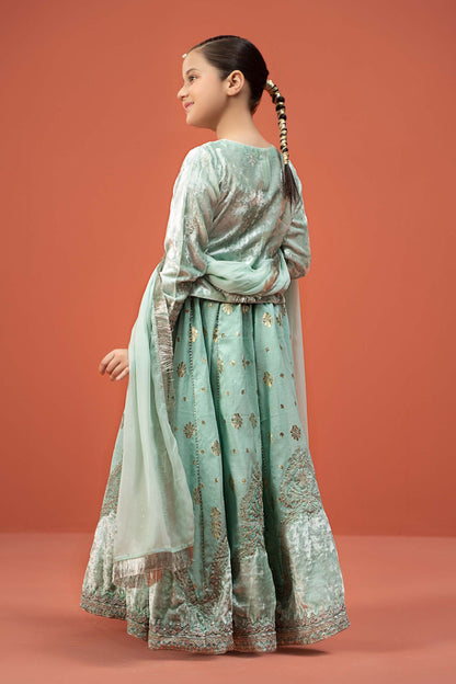 Maria B | 3 Piece Embroidered Velvet Suit | MKS-W24-14 12-Oct Ferozi