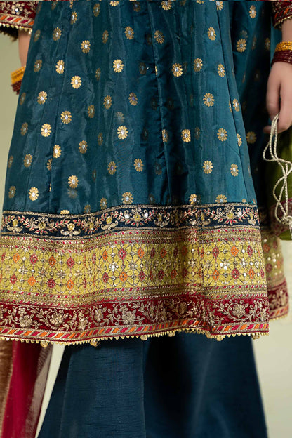 Maria B | 3 Piece Embroidered Jamawar Suit | MKS-W24-22