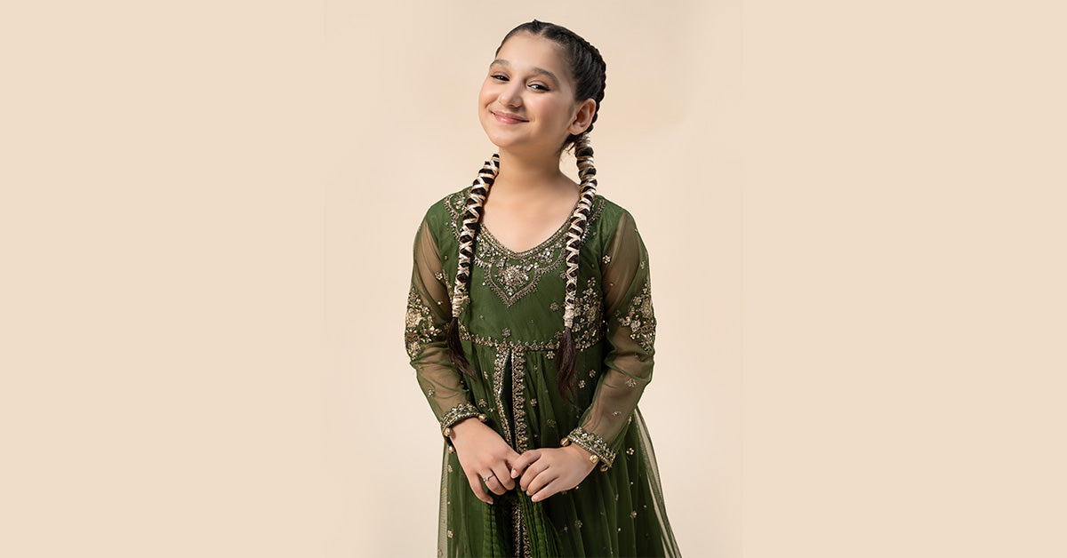 Maria B | 3 Piece Embroidered Net Suit | MKS-W24-25