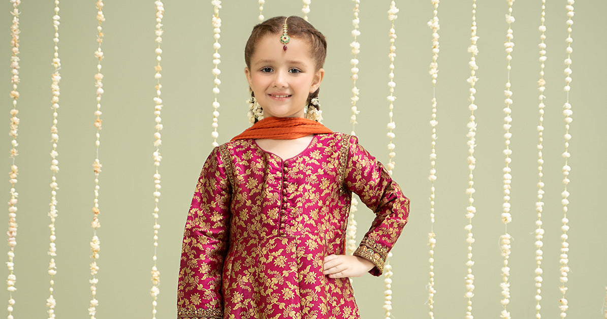 Maria B | 3 Piece Embroidered Jamawar Suit | MKS-W24-30