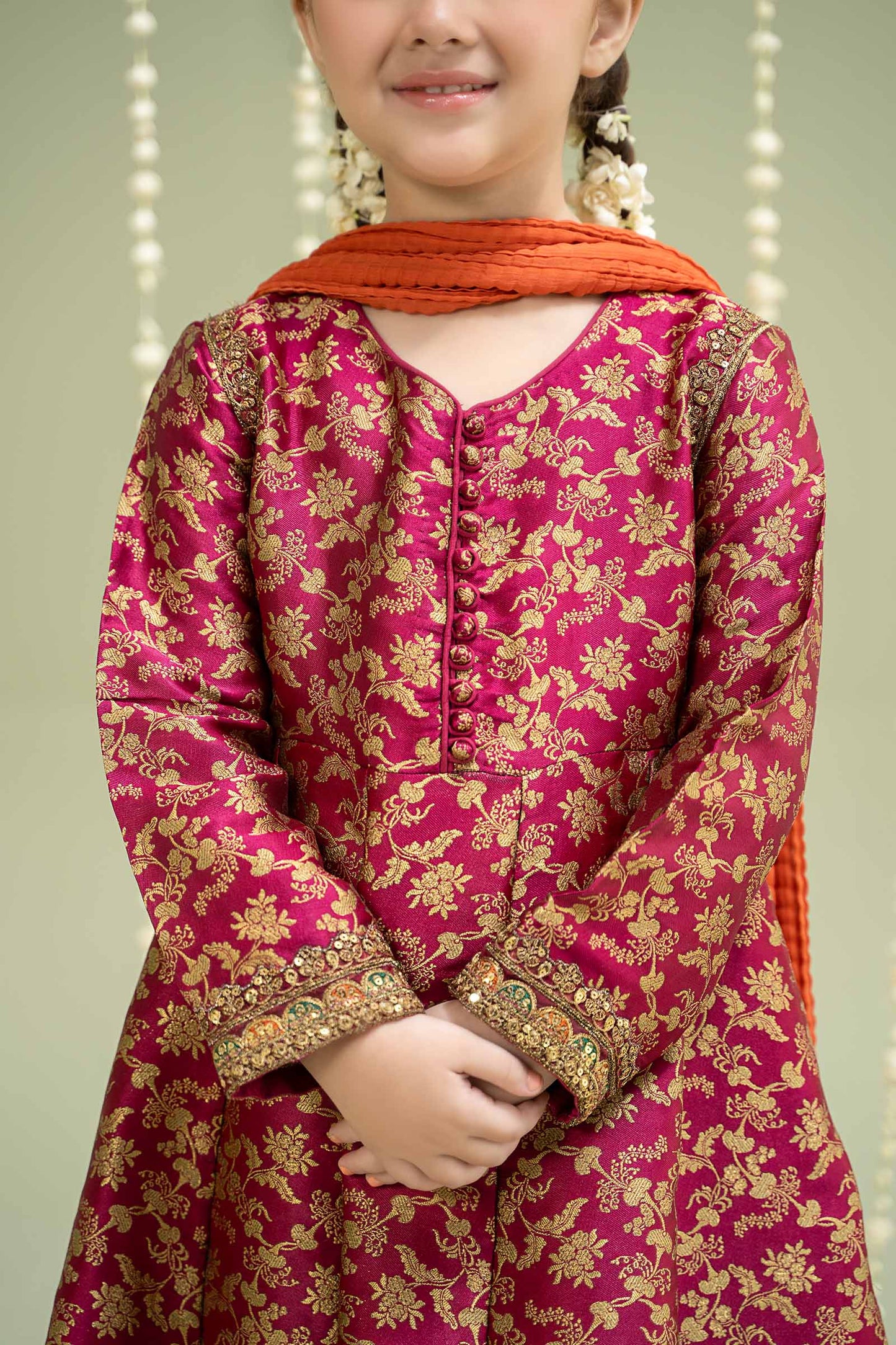 Maria B | 3 Piece Embroidered Jamawar Suit | MKS-W24-30