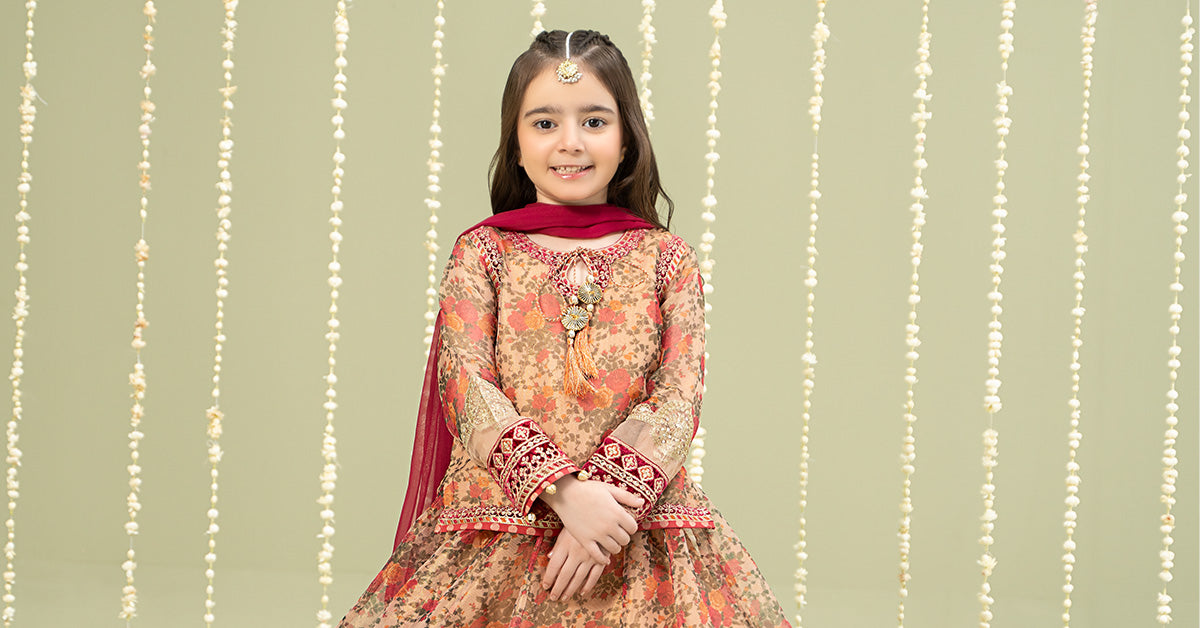 Maria B | 3 Piece Embroidered Cotton Maoori Net Suit | MKS-W24-35