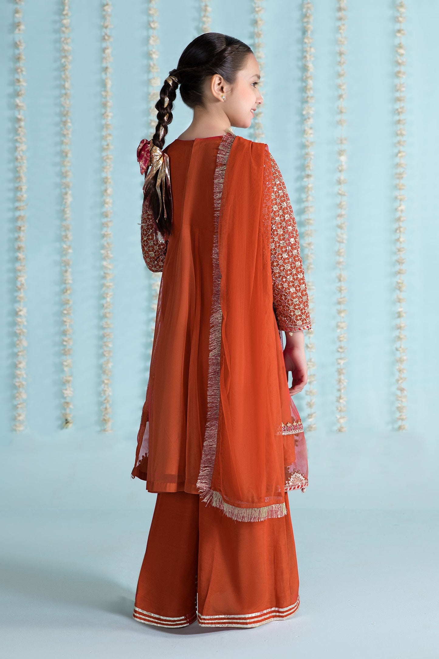 Maria B | 3 Piece Embroidered Net Suit | MKS-EA24-02