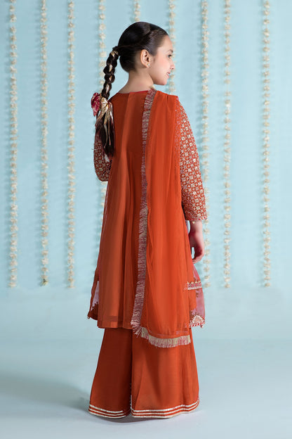 Maria B | 3 Piece Embroidered Net Suit | MKS-EA24-02