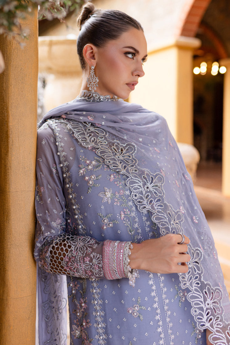 Marjjan | Isabella Formals | MLC-22 M Light Lavender Crinkle Chiffon