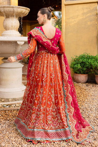 Marjjan | Isabella Formals | MLC-23 S Orange Raw Silk