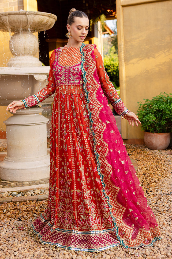 Marjjan | Isabella Formals | MLC-23 XL Orange Raw Silk