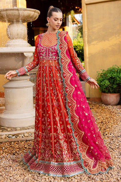 Marjjan | Isabella Formals | MLC-23 XL Orange Raw Silk
