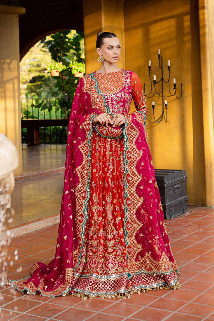 Marjjan | Isabella Formals | MLC-23 XS Orange Raw Silk