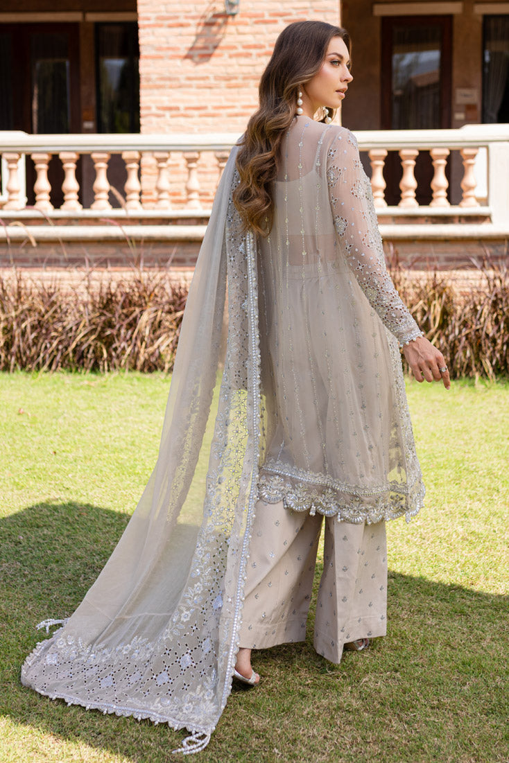 Marjjan | Isabella Formals | MLC-25 M Pale Brown Crinkle Chiffon