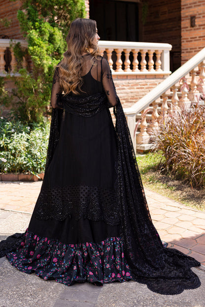Marjjan | Isabella Formals | MLC-27 XL Black Crinkle Chiffon