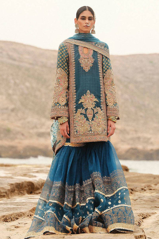 MNR | Gehraiyaan Shaadi Collection | Anabiya - Pakistani Designer Dress - by MNR | Type: Bridal - 100% Original at Saira Sultan