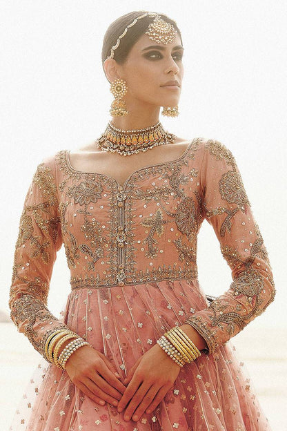 MNR | Gehraiyaan Shaadi Collection | Meera - Pakistani Designer Dress - by MNR | Type: Bridal - 100% Original at Saira Sultan
