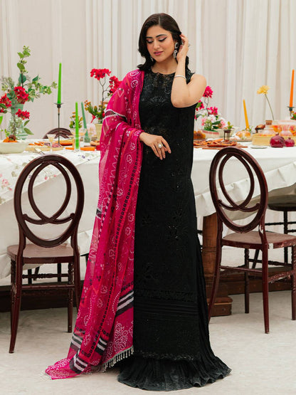 Mahnur | Allenura Luxury Lawn 24 | MOCHA - Pakistani Designer Dress - by Mahnur | Type: Luxury - 100% Original at Saira Sultan
