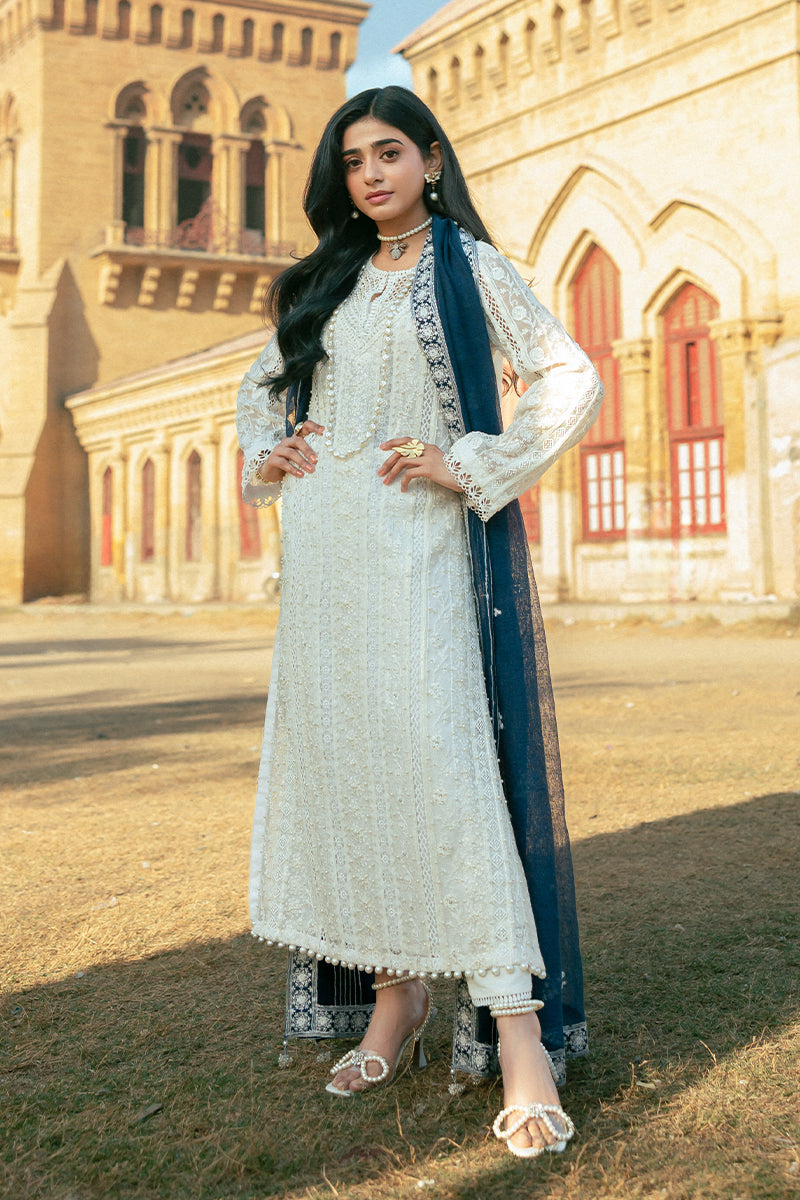 Mushq | Saugaat City of Lights | Roshni S White Cotton Net