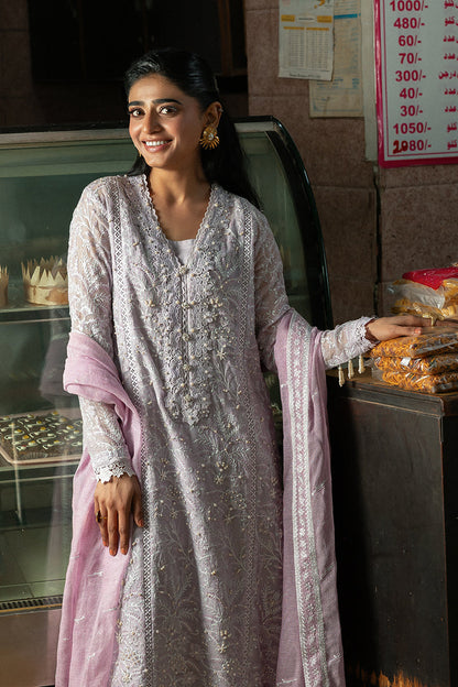 Mushq | Saugaat City of Lights | Andaleeb L Lilac Cotton Net