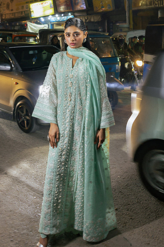 Mushq | Saugaat City of Lights | Shama XS Ice Blue Cotton Net