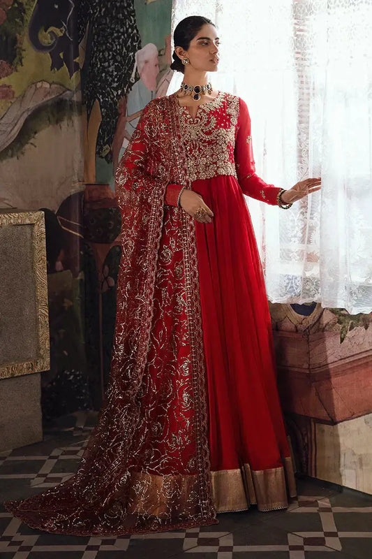 Mushq | Irha Kalidaar Chiffon Pret | RAYA - Pakistani Designer Dress - by Mushq | Type: Formal - 100% Original at Saira Sultan