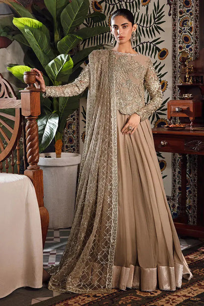 Mushq | Irha Kalidaar Chiffon Pret | HAZEL - Pakistani Designer Dress - by Mushq | Type: Formal - 100% Original at Saira Sultan
