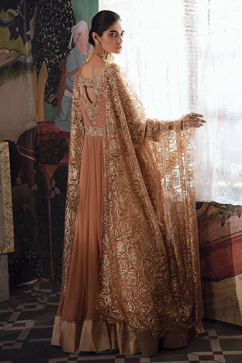 Mushq | Irha Kalidaar Chiffon Pret | CIEL - Pakistani Designer Dress - by Mushq | Type: Formal - 100% Original at Saira Sultan
