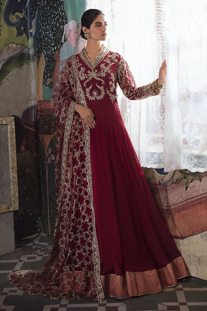 Mushq | Irha Kalidaar Chiffon Pret | NYRA - Pakistani Designer Dress - by Mushq | Type: Formal - 100% Original at Saira Sultan
