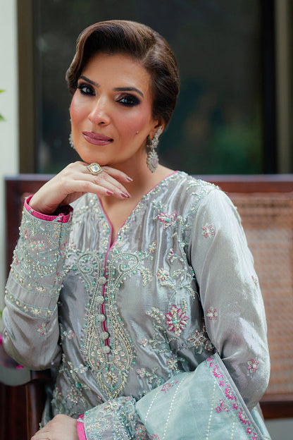 Mushq | Sunehri Resham Edit | RESHAM M Silver Satin Zari