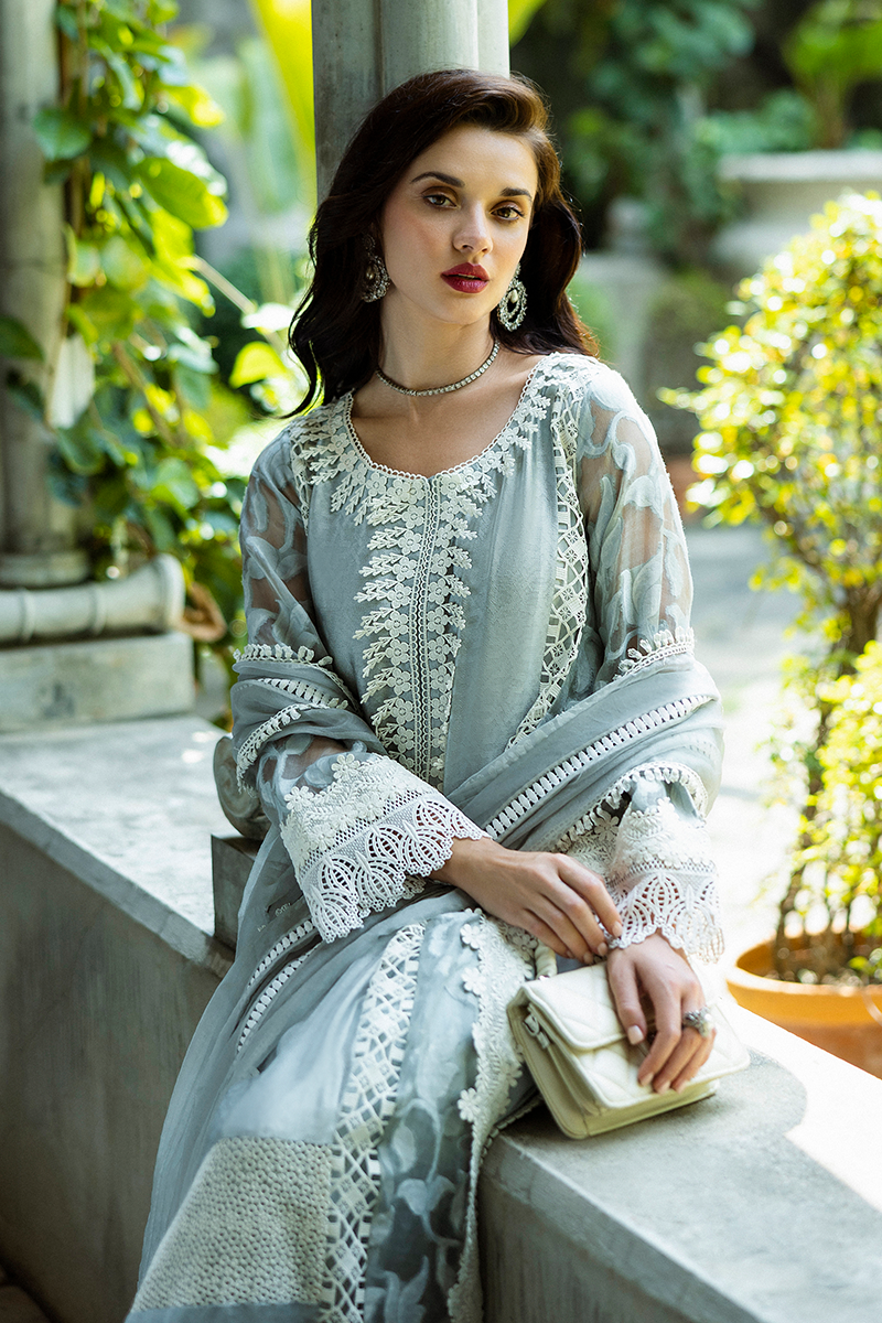 Mushq | Euphoria Eid Pret | Delilah M Gray Medium Organza