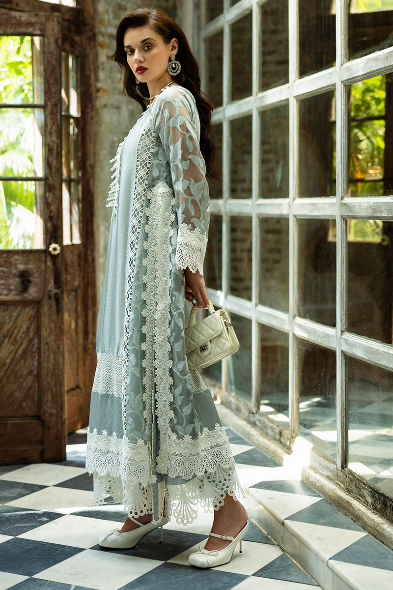 Mushq | Euphoria Eid Pret | Delilah L Gray Medium Organza