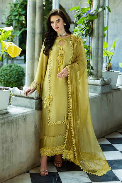 Mushq | Euphoria Eid Pret | Jules XS Olive Jacquard
