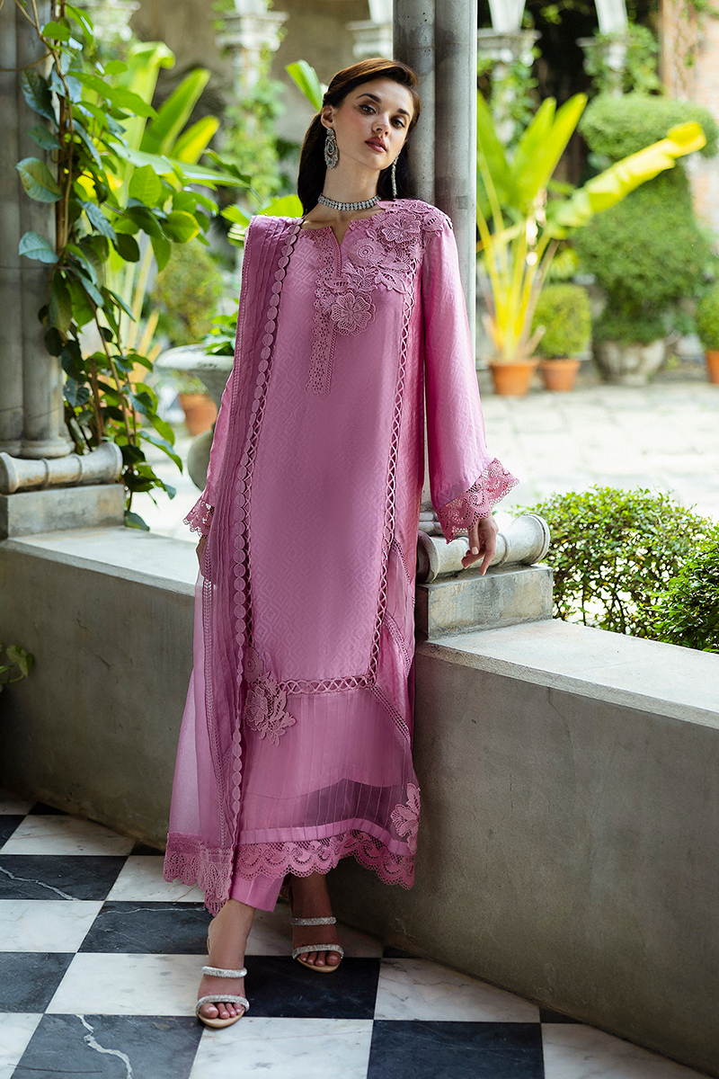 Mushq | Euphoria Eid Pret | Nate S Soft Pink Jacquard
