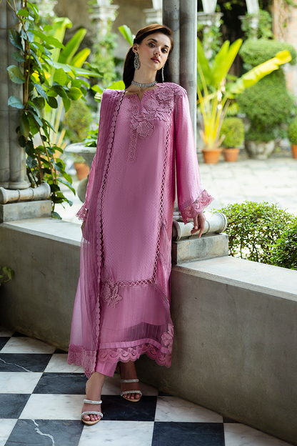 Mushq | Euphoria Eid Pret | Nate S Soft Pink Jacquard