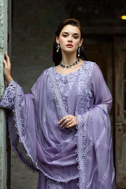 Mushq | Euphoria Eid Pret | Marienne XL Lavender Pure Spench Silk