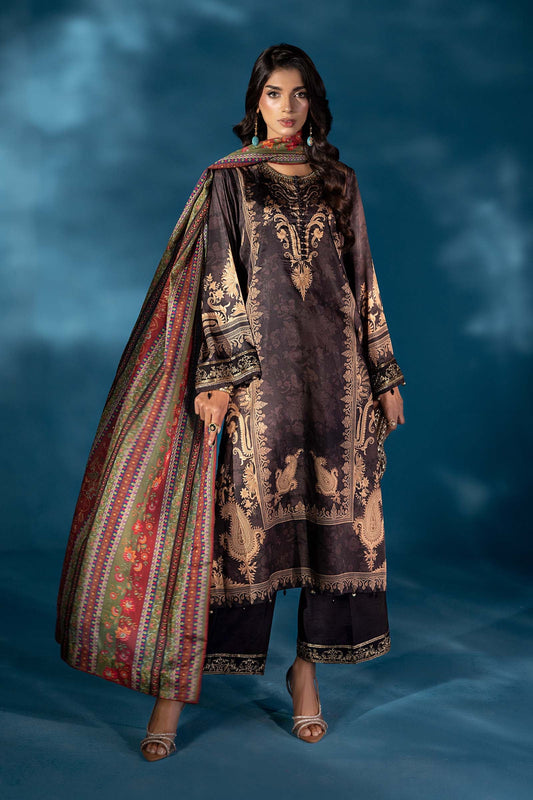 Maria B | Pre fall Dresses |  MPS-W25-02 K - Pakistani Designer Dress - by Maria B - Type : Ladies Clothes - 100% Original at Saira Sultan