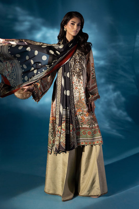 Maria B | Pre fall Dresses |  MPS-W25-05 S - Pakistani Designer Dress - by Maria B - Type : Ladies Clothes - 100% Original at Saira Sultan