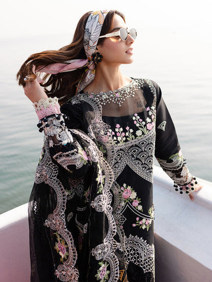 Parishay | Monaco Luxury Lawn 25 | MS-01 M Black Lawn