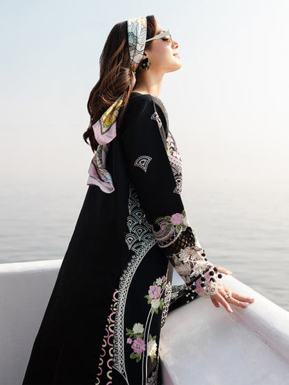 Parishay | Monaco Luxury Lawn 25 | MS-01 L Black Lawn