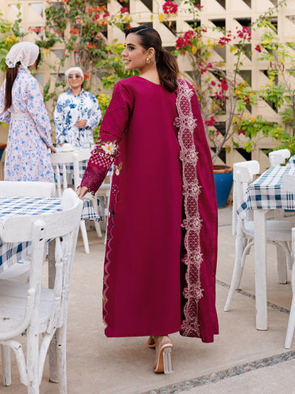 Parishay | Monaco Luxury Lawn 25 | MS-03 S Lawn Blood Red