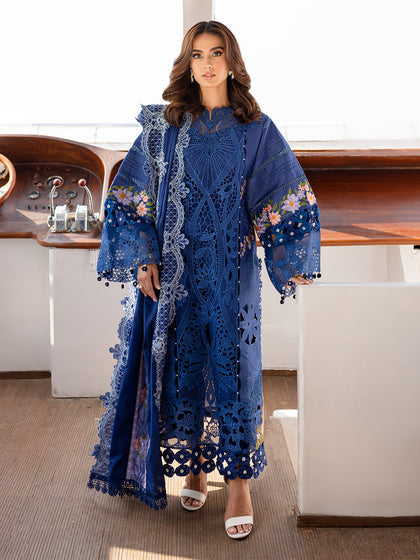 Parishay | Monaco Luxury Lawn 25 | MS-06 XS Lawn Navy