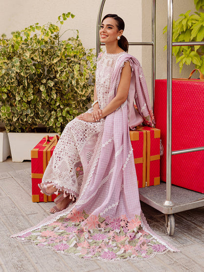Parishay | Monaco Luxury Lawn 25 | MS-07 L Soft Lilac Lawn