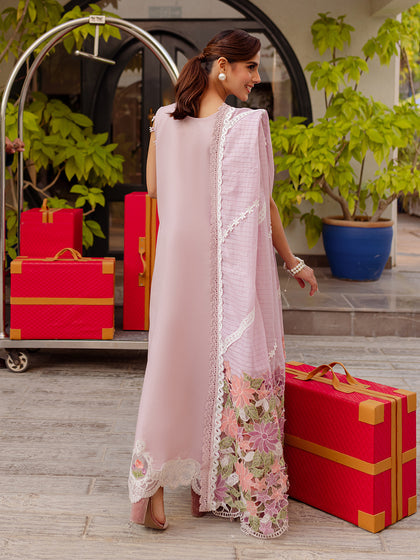 Parishay | Monaco Luxury Lawn 25 | MS-07 S Soft Lilac Lawn