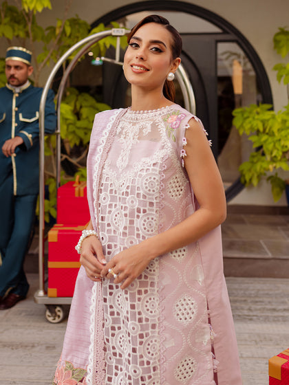 Parishay | Monaco Luxury Lawn 25 | MS-07 M Soft Lilac Lawn