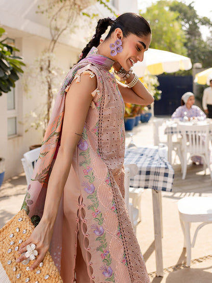 Parishay | Monaco Luxury Lawn 25 | MS-08 XL Pale Peach Lawn