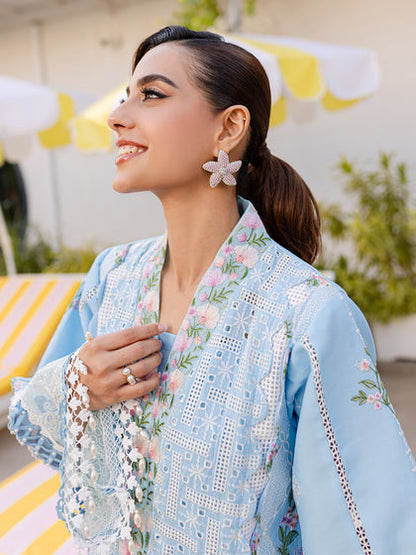 Parishay | Monaco Luxury Lawn 25 | MS-10 L Pale Sky Blue Lawn