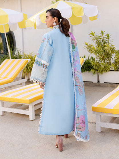Parishay | Monaco Luxury Lawn 25 | MS-10 S Pale Sky Blue Lawn