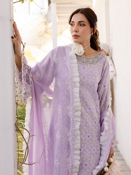 Parishay | Monaco Luxury Lawn 25 | MS-13 XL Lilac Lawn
