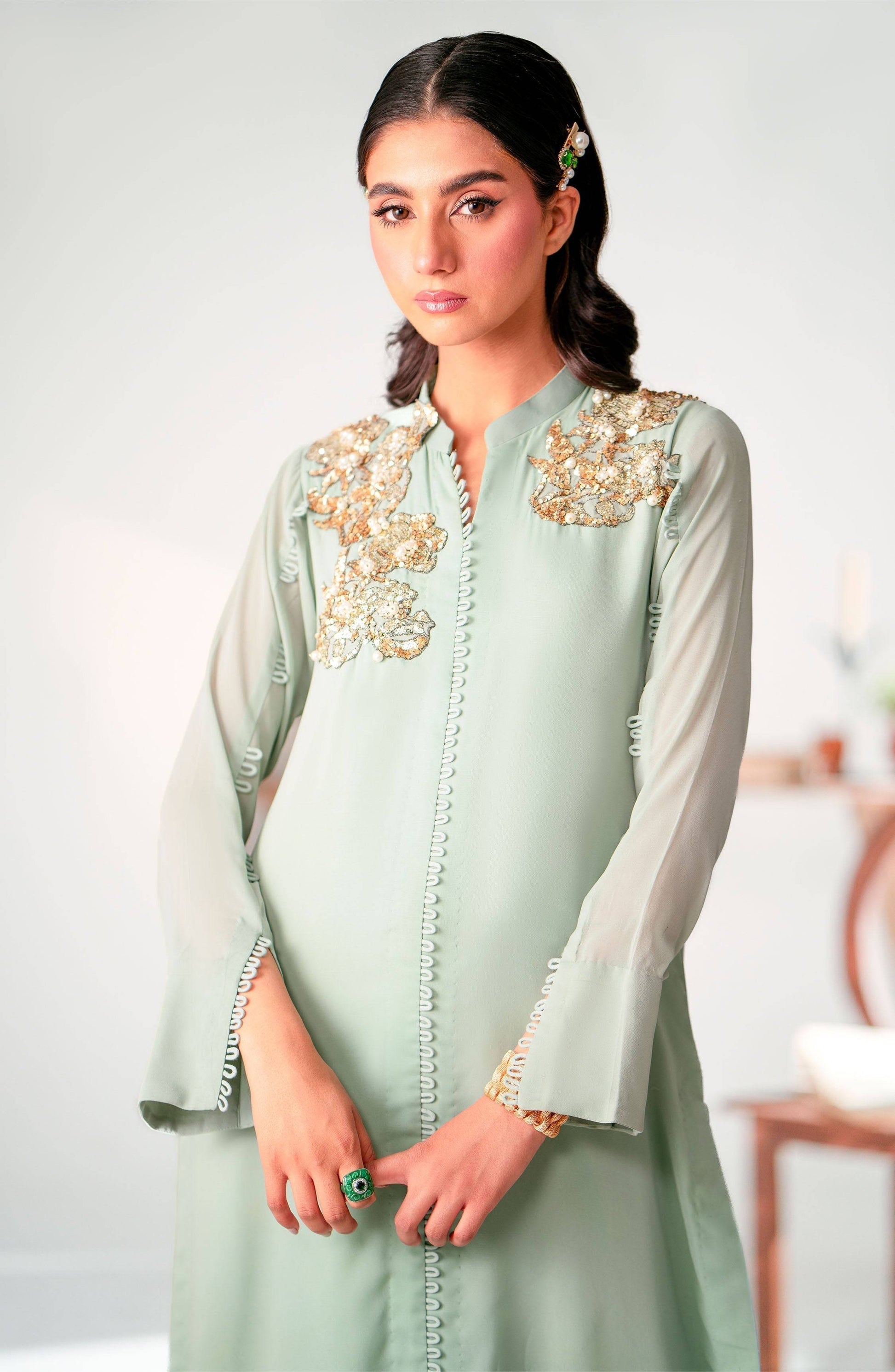 Maryum N Maria | Pret A Luxe | AIMEE - Pakistani Designer Dress - by Maryum N Maria | Type: Luxury - 100% Original at Saira Sultan
