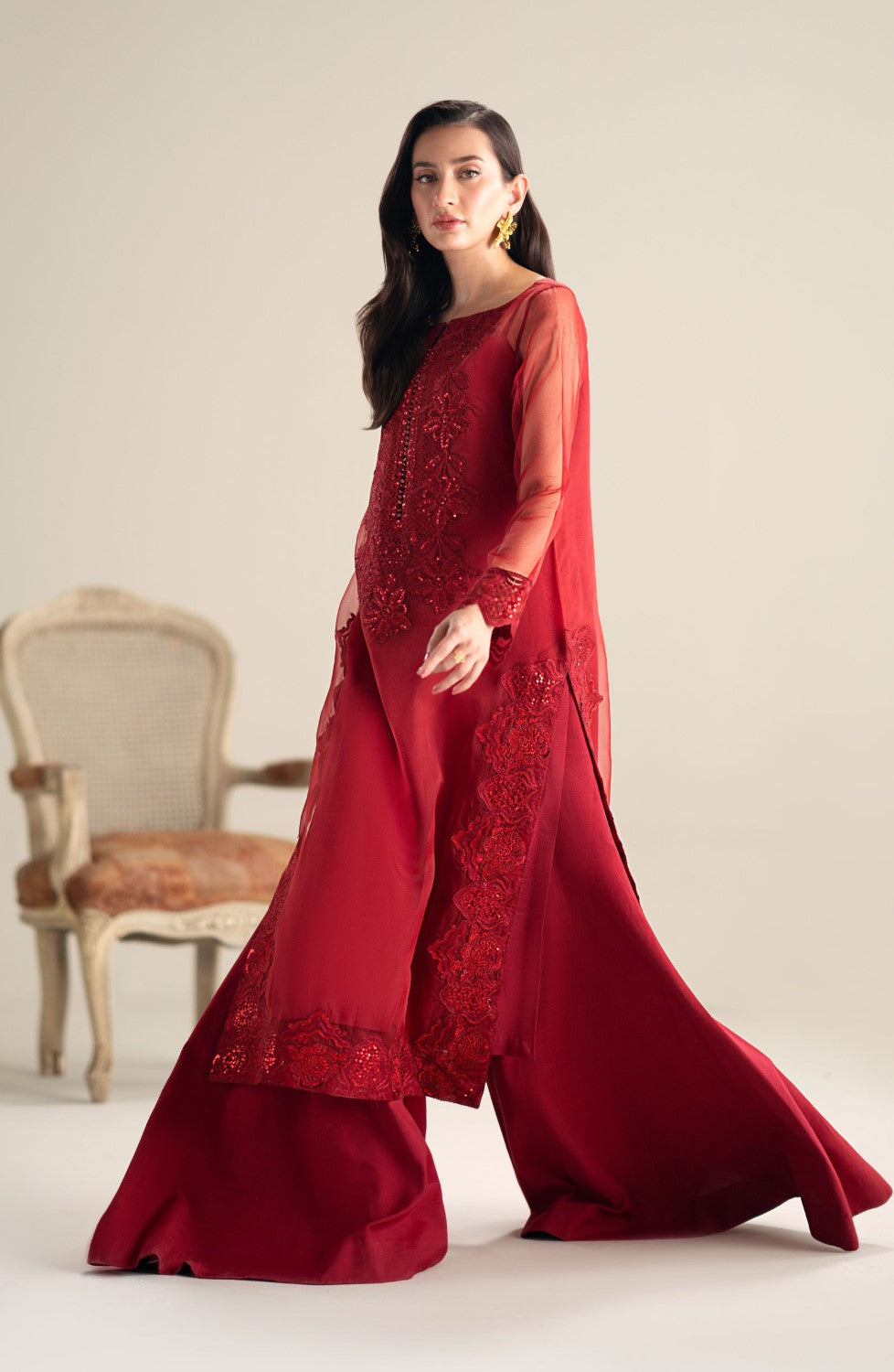Maryum N Maria | Lagom Ready to Wear | DAHLIA - MS-24211 - Pakistani Designer Dress - by Maryum N Maria | Type: Ladies Clothes - 100% Original at Saira Sultan