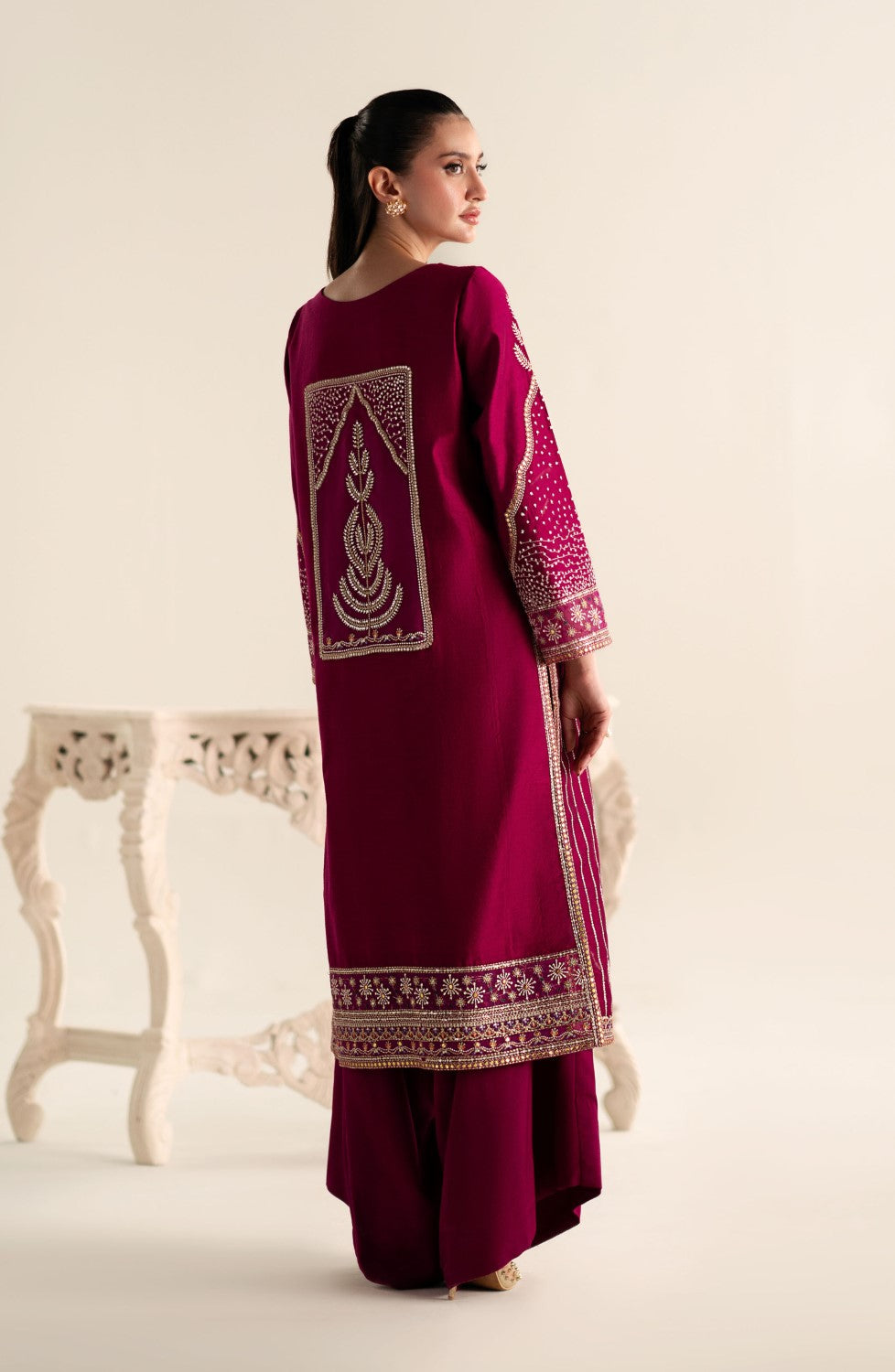 Maryum N Maria | Lagom Ready to Wear | VIOLET - MS-24214 - Pakistani Designer Dress - by Maryum N Maria | Type: Ladies Clothes - 100% Original at Saira Sultan